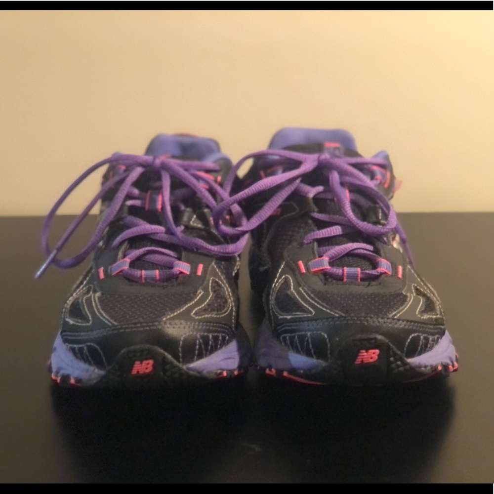 New Balance 411 V2 All Terrain Women’s Running Shoes, Purple/Black/Pink, Size 10